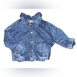18M Baby Girl Blue Jean Jacket 100% Cotton